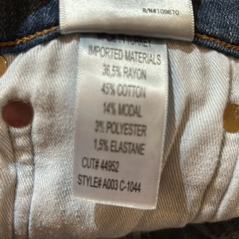 Agolde skinny high/mid rise denim. 27 - Picture 10 of 13